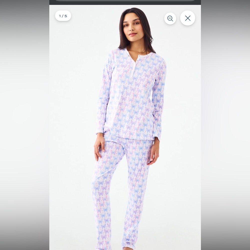 Roller Rabbit Flutter Pajama Set - Picture 2 of 2